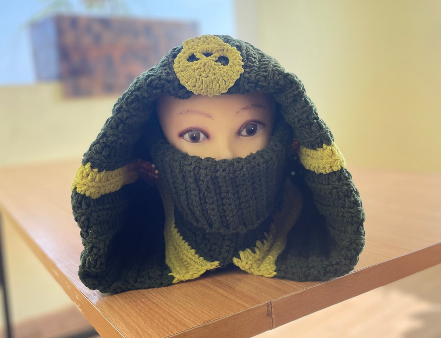 Capuche col roulé pour l’hiver