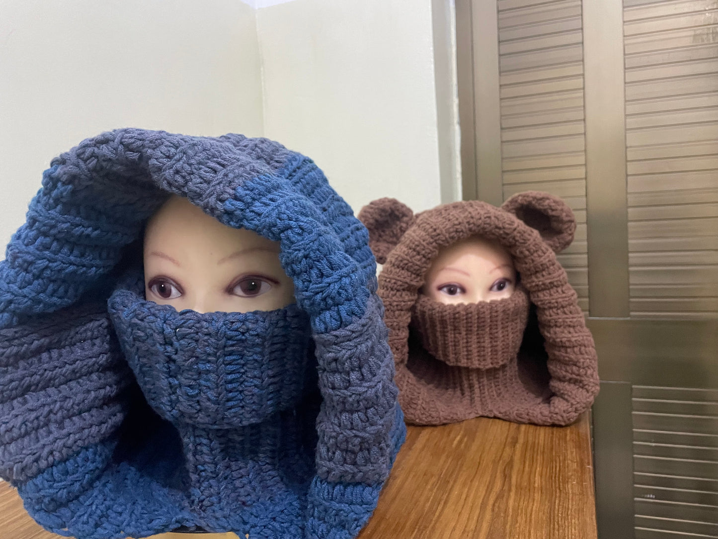 Capuche col roulé pour l’hiver