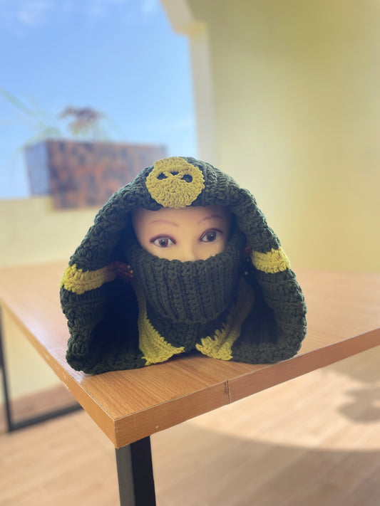 Capuche col roulé pour l’hiver
